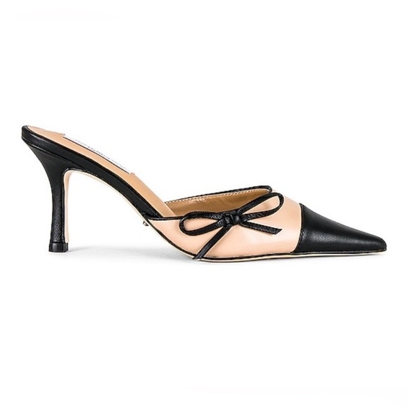 ⭐️NWT⭐️ Tony Bianco Shirley Mule, Size 9.5, Beech & Black - Picture 2 of 16